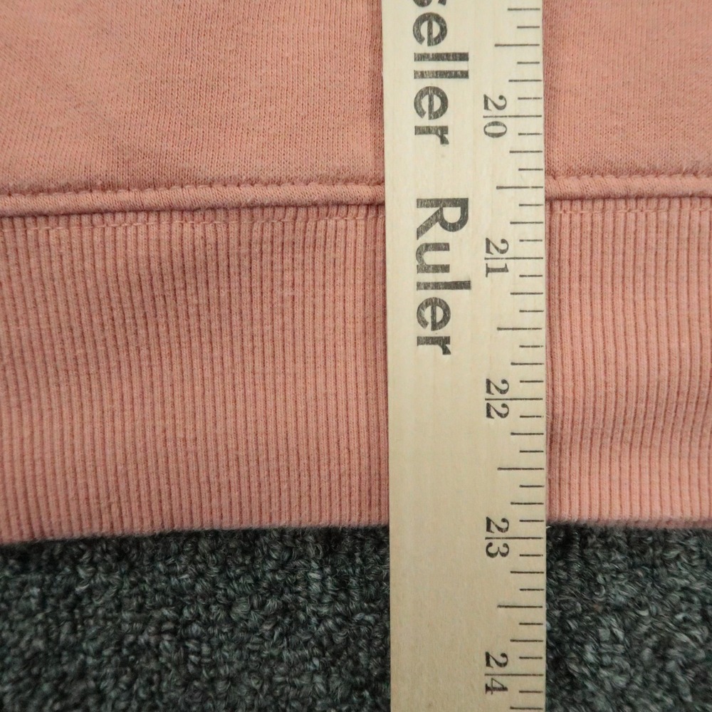 The North Face Hoodie Womens Extra Small Pink Coral Half Dome Logo Pullover - Picture 8 of 9
